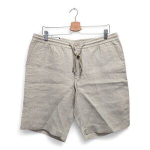 Alberto Men's House-K Tapered Fit Solid Golf Shorts Size 36 Beige NWT